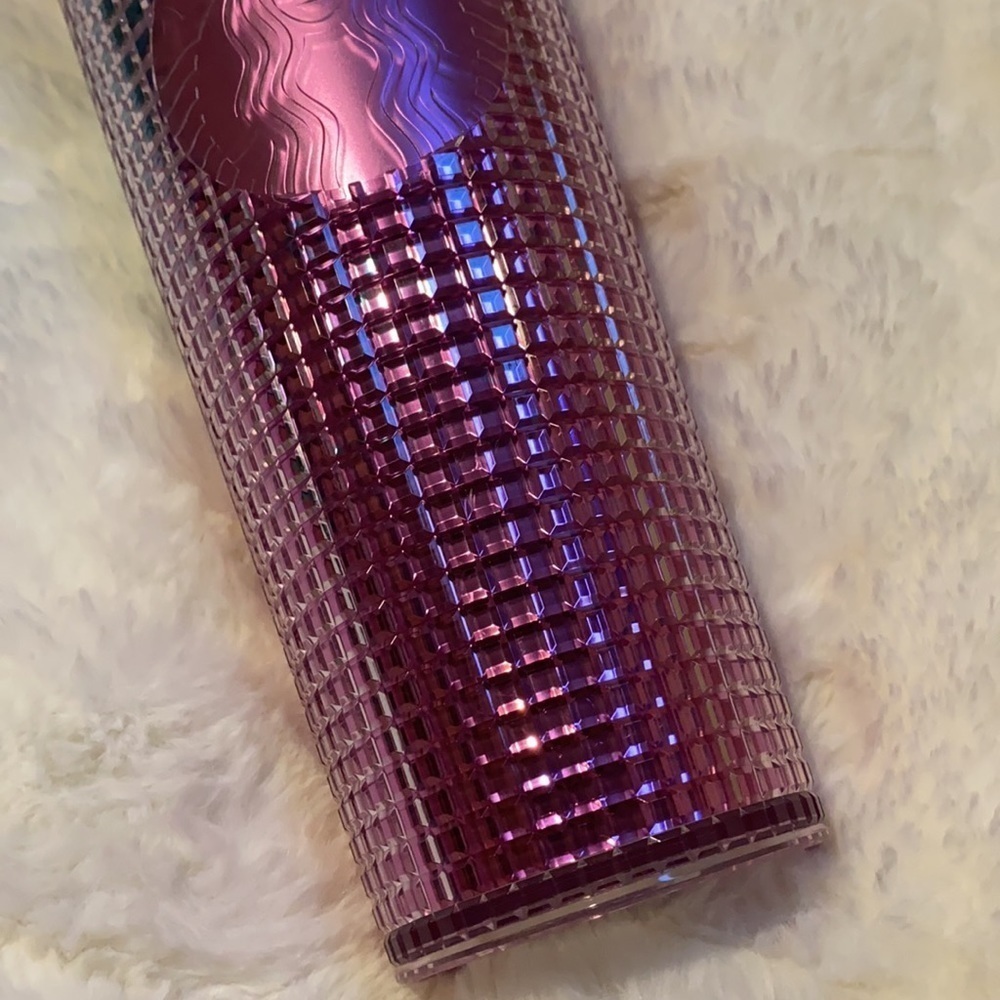 Starbucks blue pink disco Grid Ombre Tumbler - Picture 4 of 9